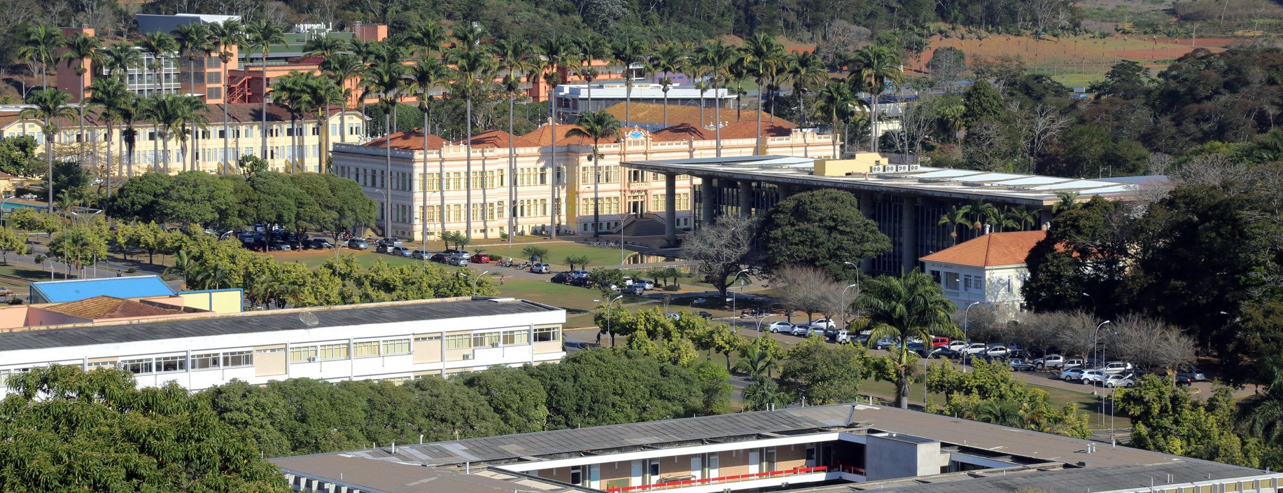 Vista aérea da UFV